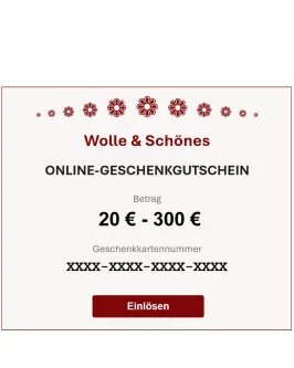 ​​​​​​Online<br> Geschenkgutschein