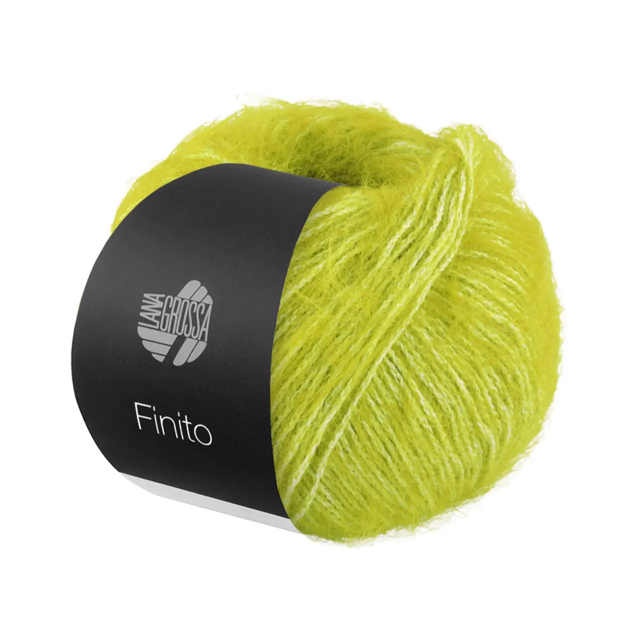 Finito 5 Pistazie/Creme von Lana Grossa. Sommerliches Flauschgarn mit Baumwolle