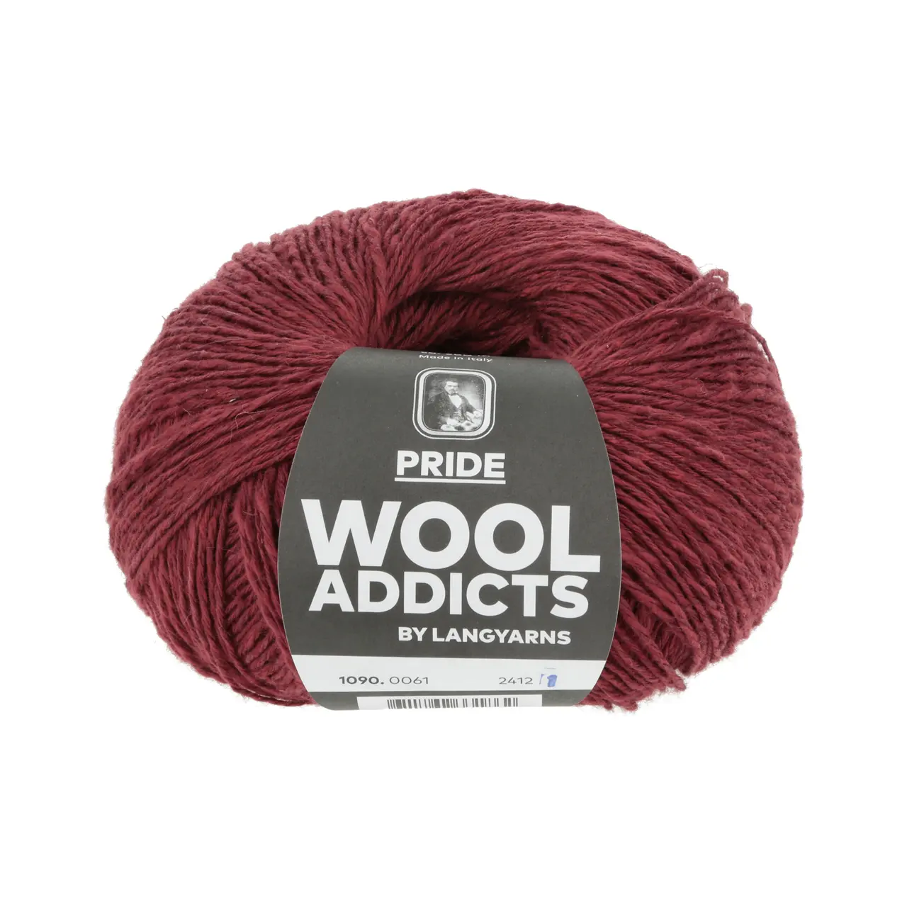 Pride 61 Beetroot von Lang Yarns. Pride is a beautiful yarn made of linen cotton and just a small percentage of viscose. The composition is not only breath-taking but it’s also a breathable material. This is a yarn you might wish to spend a lifetime with…