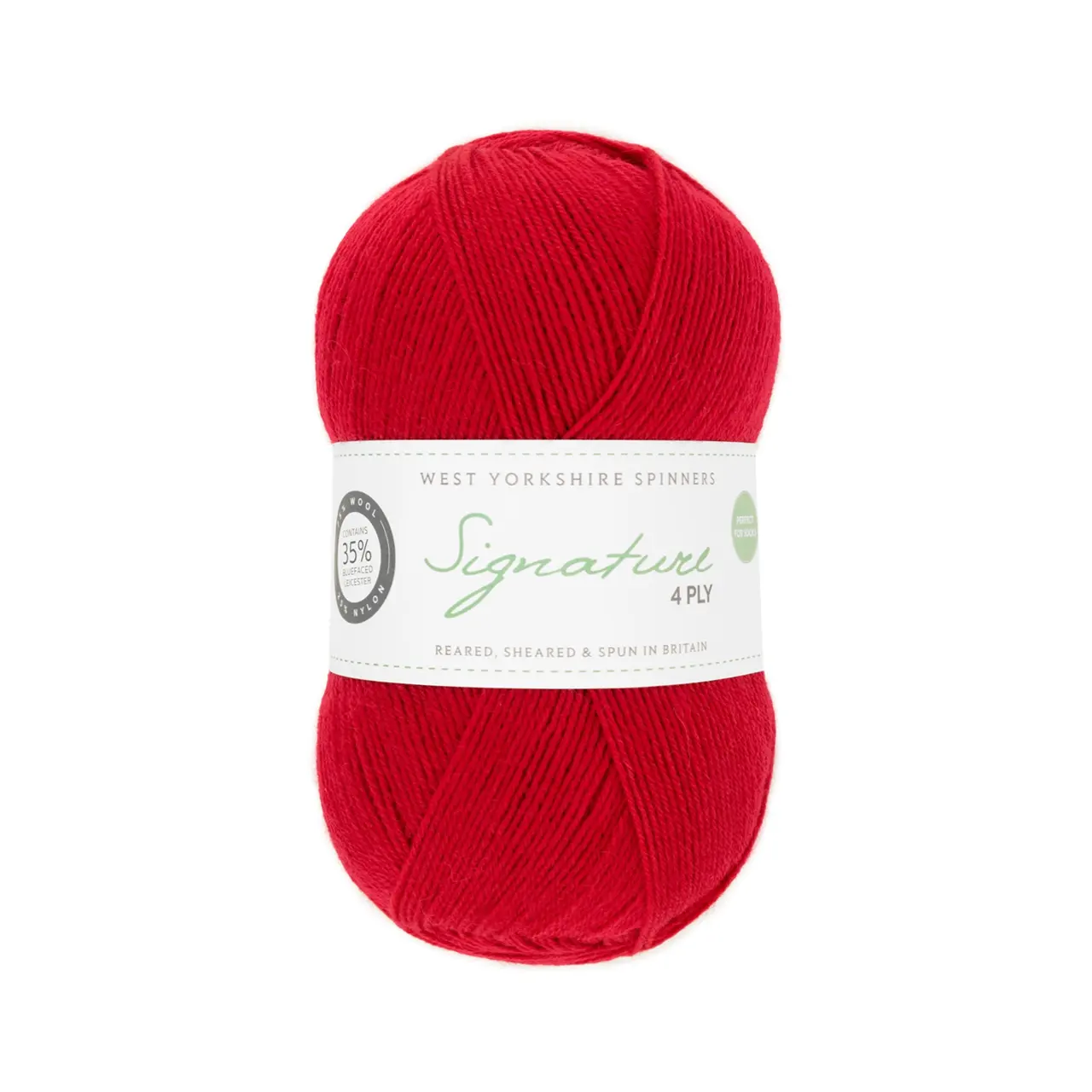 Signature 4-Fach 1000 Rouge von West Yorkshire Spinners. Sehr weiches und strapazierfähiges Garn aus hochwertigen Materialien mit außergewöhnlicher Vielseitigkeit ideal für Socken Schals und Tücher mit schönem Fall. Erhältlich in vielen kräftigen bis natürlichen Unifarben aber auch als selbststreifende Variante inspiriert von leuchtenden Cocktailfarben. Mehrfach als „Bestes Sockengarn“ ausgezeichnet.