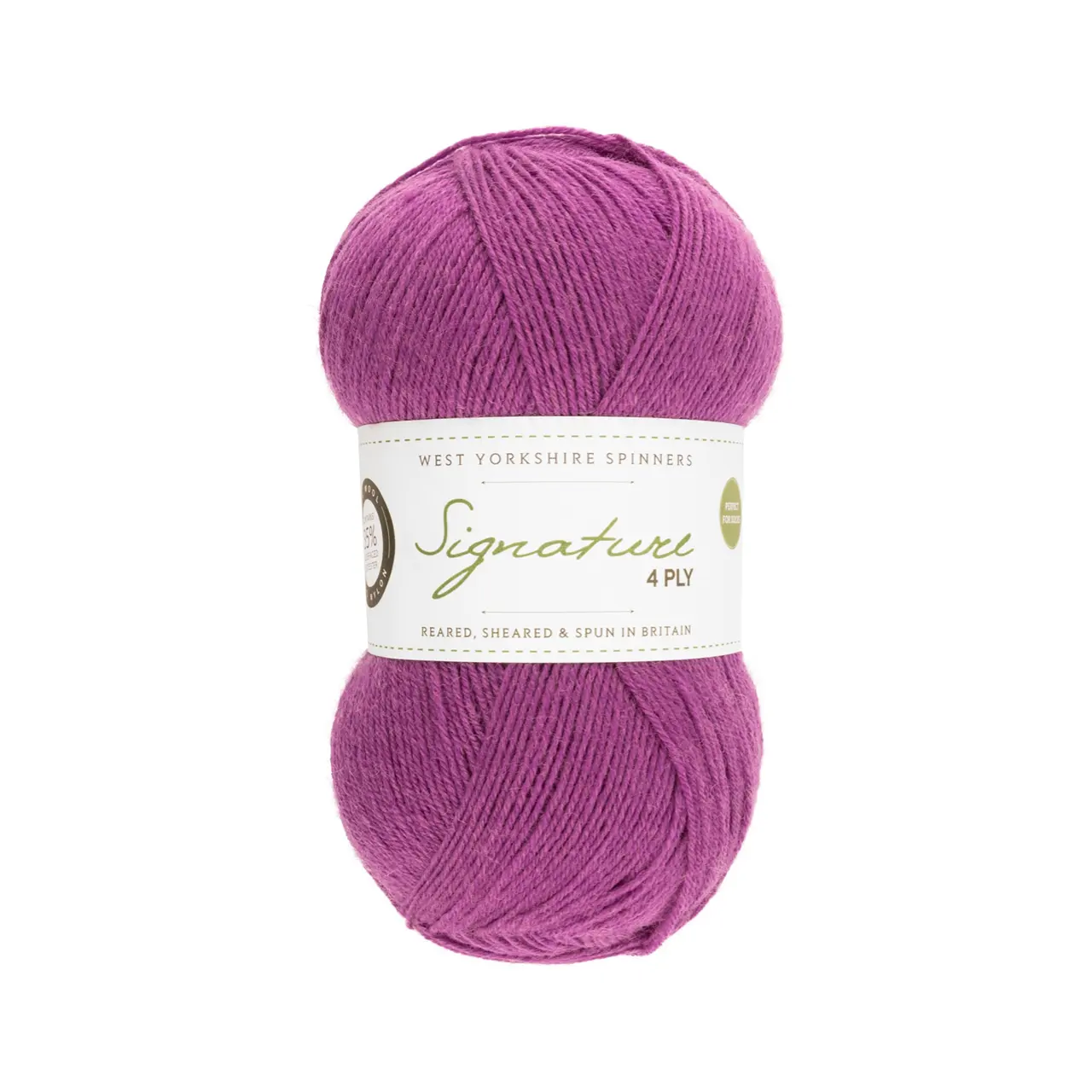 Signature 4-Fach 735 Blackcurrent Bomb von West Yorkshire Spinners. Sehr weiches und strapazierfähiges Garn aus hochwertigen Materialien mit außergewöhnlicher Vielseitigkeit ideal für Socken Schals und Tücher mit schönem Fall. Erhältlich in vielen kräftigen bis natürlichen Unifarben aber auch als selbststreifende Variante inspiriert von leuchtenden Cocktailfarben. Mehrfach als „Bestes Sockengarn“ ausgezeichnet.