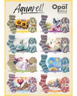 Opal Aquarell 4‑fach <wbr><br>11532 Eisschollentanz
