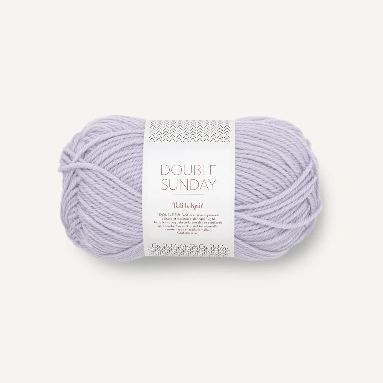 PetiteKnit Double Sunday 5012 Perfect Purple von Sandnes Garn. Ein perfektes Basisgarn