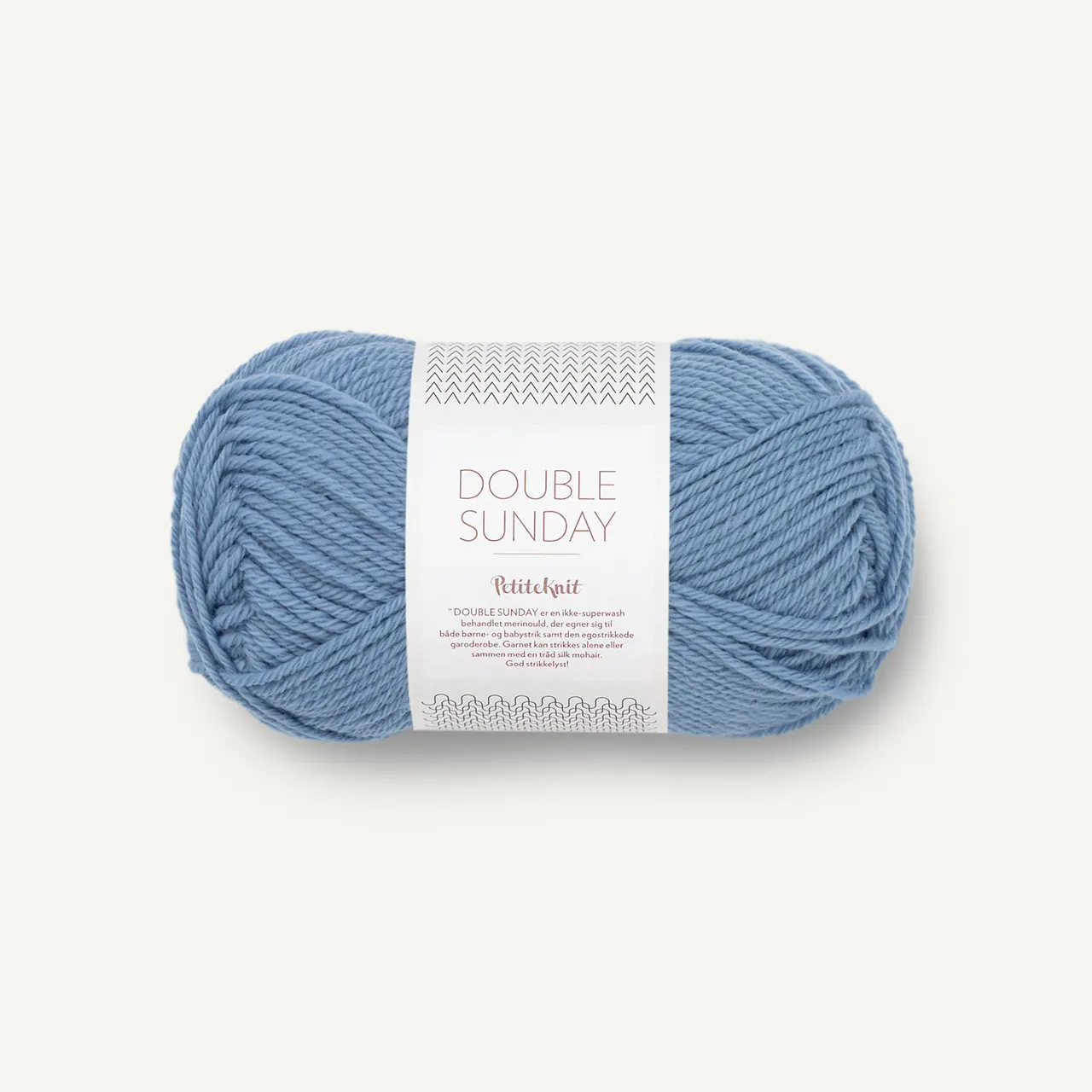 PetiteKnit Double Sunday 6043 Baby Blue Eyes von Sandnes Garn. Ein perfektes Basisgarn