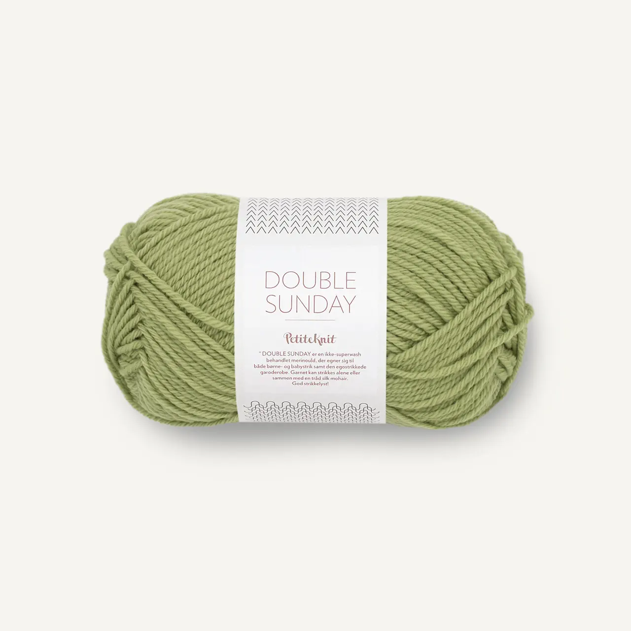 PetiteKnit Double Sunday 9533 Green Tea von Sandnes Garn. Ein perfektes Basisgarn