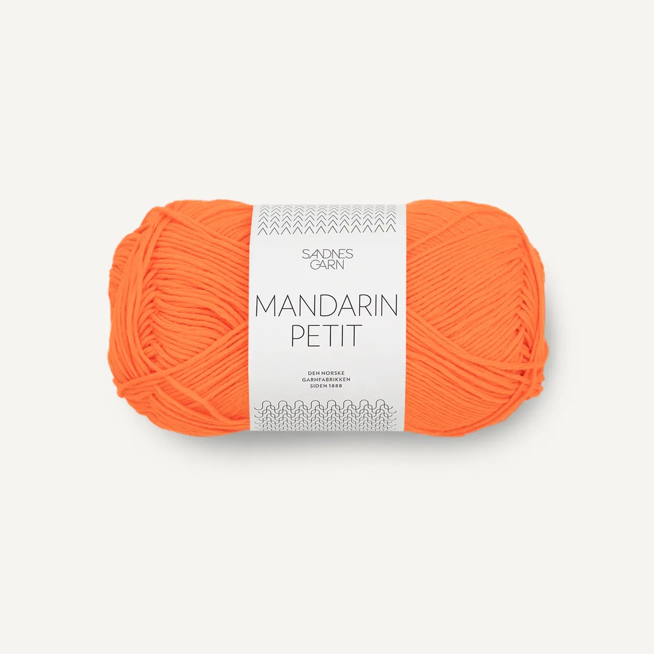 Mandarin petit 3009 Orange Tiger von Sandnes Garn. Herrlich weiches Baumwollgarn das sich für Babys Kinder und Erwachsene eignet.