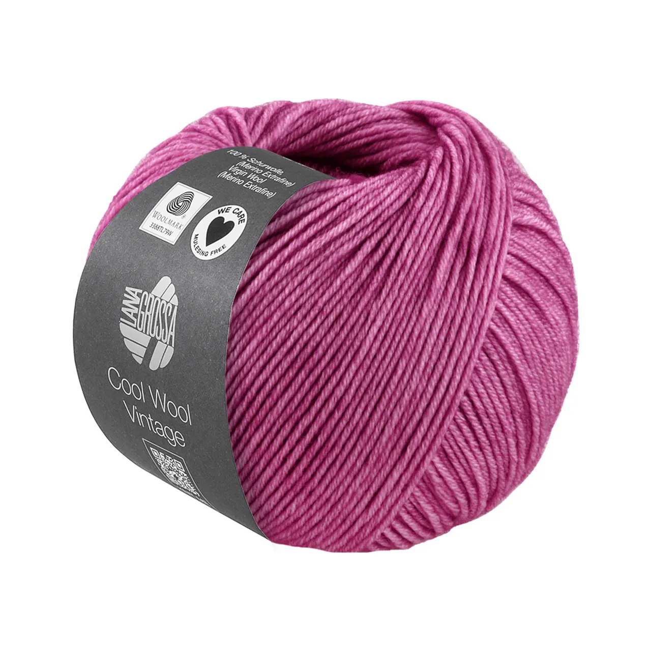 Cool Wool Vintage 7389 Pink von Lana Grossa. Merinoklassiker mit Ton-in-Ton Farbeffekt - Für größere einfarbige Projekte empfehlen wir jeweils m