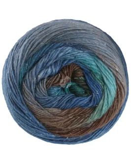 Meilenweit 100 Color Mix Sparks <br>7615 Graublau/<wbr>Petrol/<wbr>Seegrün/<wbr>Grau-/<wbr>Dunkelbraun/<wbr>Blaupetrol