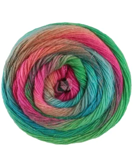 Meilenweit 100 Color Mix Sparks <br>7618 Himbeer/<wbr>Rost/<wbr>Graugrün/<wbr>Türkis/<wbr>Jade/<wbr>Fuchsia