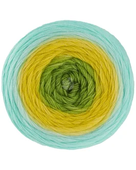 Merino Lace Aquarell <br />20&nbsp;Kiwi/<wbr>Leuchtendgelb/<wbr>Aqua