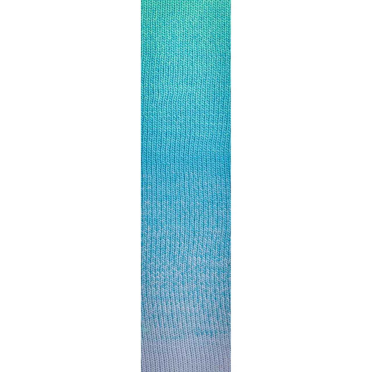 Poema 610 Turquoise/Lagoon/Mauve von Laines Du Nord. 100% mulesing-freie Wolle für ein Garn dessen Farben sich in einer perfekten Sequenz zu einem Dégradé-Effekt verbinden.