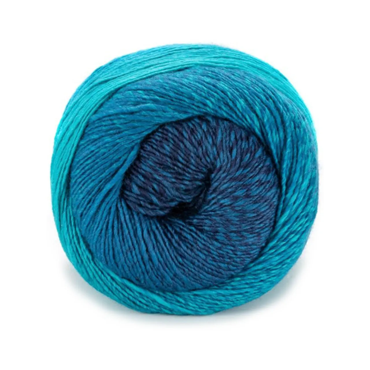 Poema Cashmere 105 Lila/Blau/Türkis von Laines Du Nord. Hier vereint sich die edelste Faser Kaschmir mit feinster Premium-Merinowolle um das eleganteste Gedicht des Strick-Universums zu komponieren.