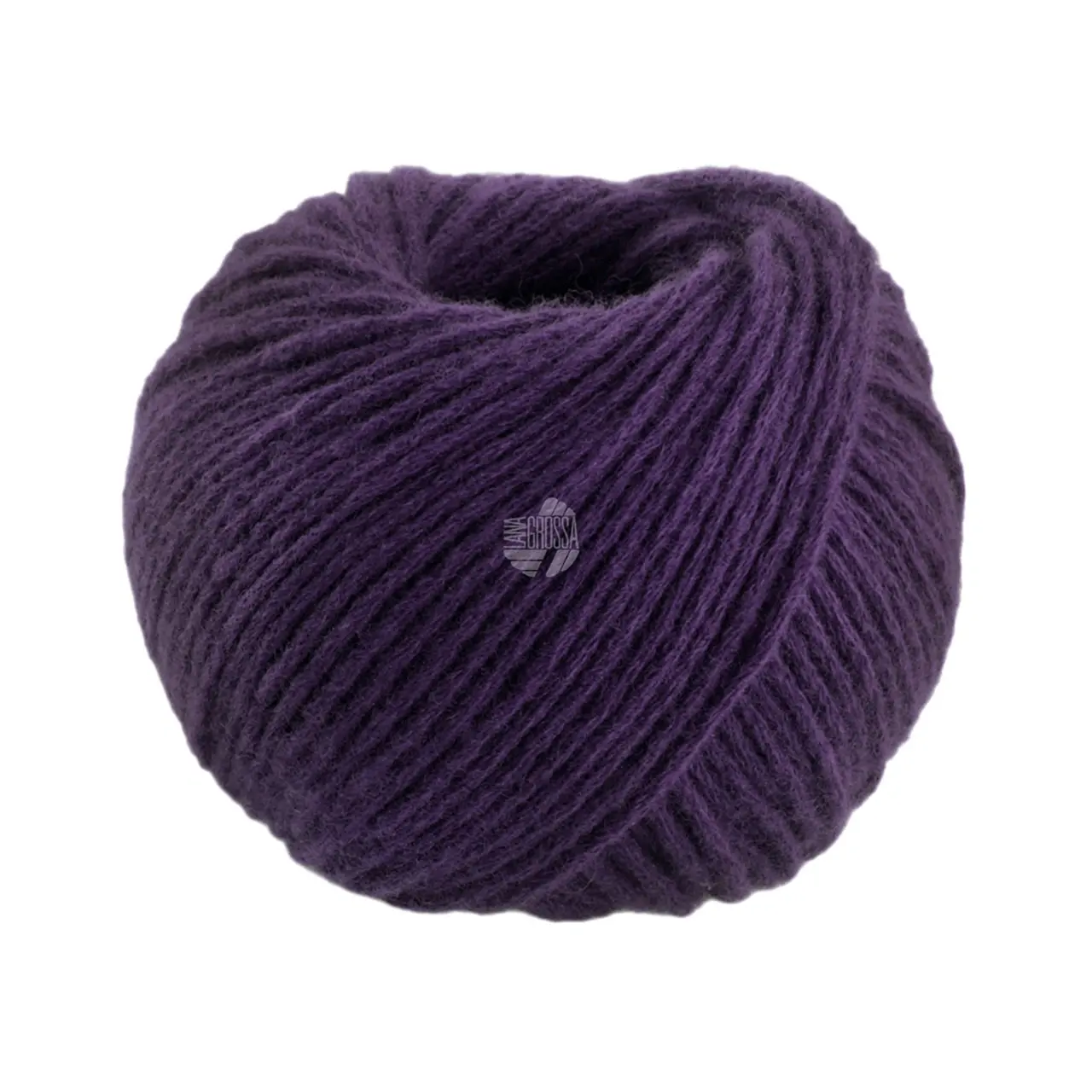 Cashmere Kiss 123 Aubergine von Lana Grossa. Edle Merino-Kaschmir-Mischung