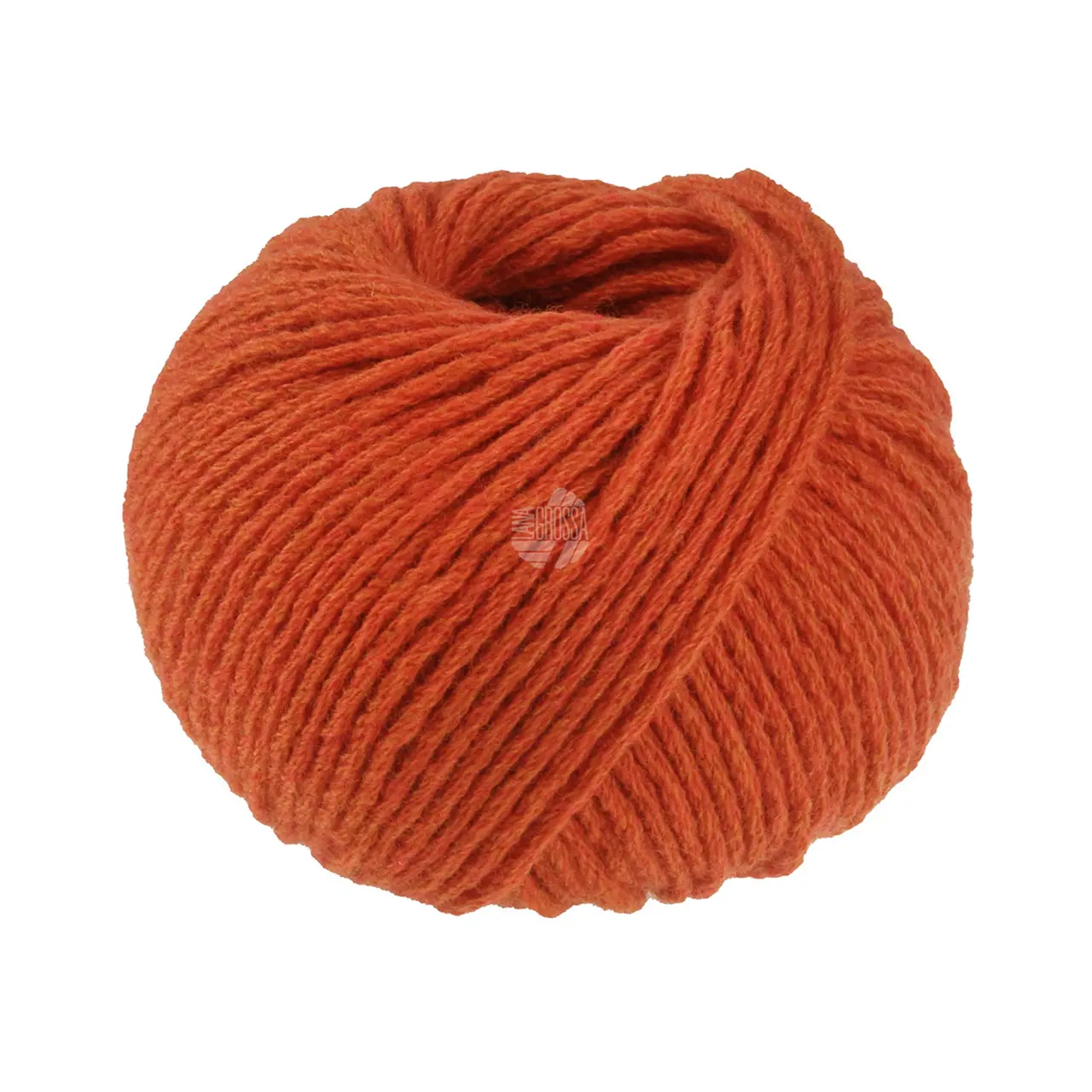 Cashmere Kiss 125 Kürbisrot von Lana Grossa. Edle Merino-Kaschmir-Mischung