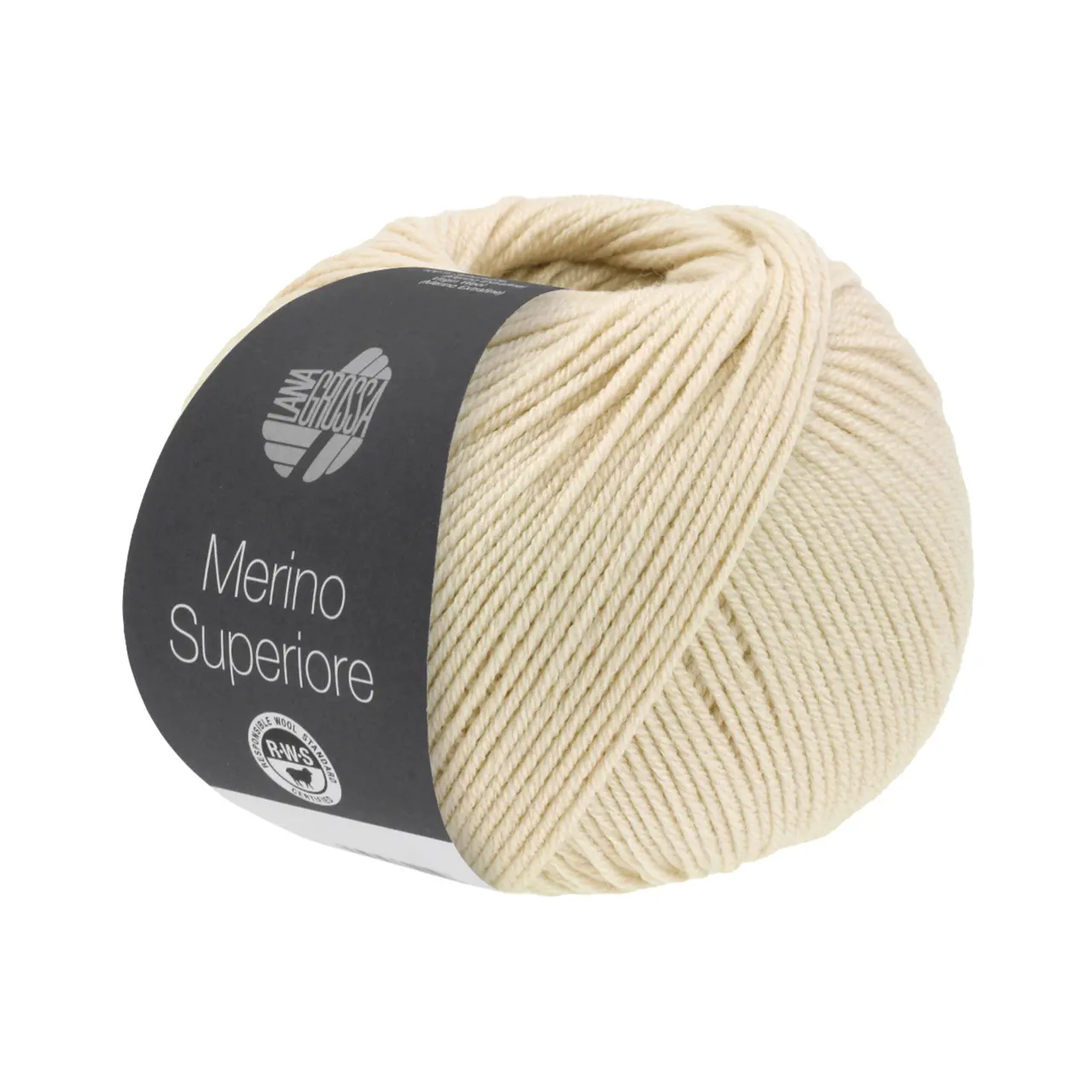 Merino Superiore 51 Muschelbeige von Lana Grossa. Pure extrafeine Merinowolle waschmaschinenfest und filzfrei