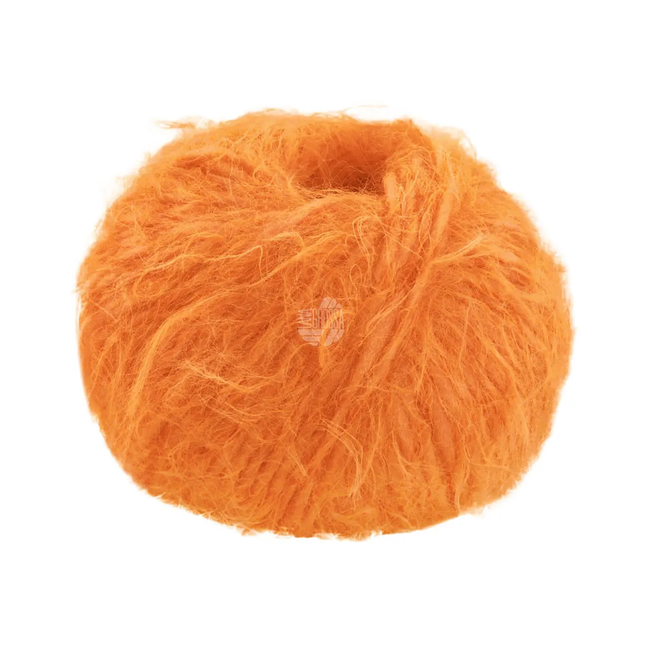 Basta 28 Mandarin von Lana Grossa. Garn im Fake Fur Look locker verzwirnt aus einem Franseneffekt und feinen Merinofasern