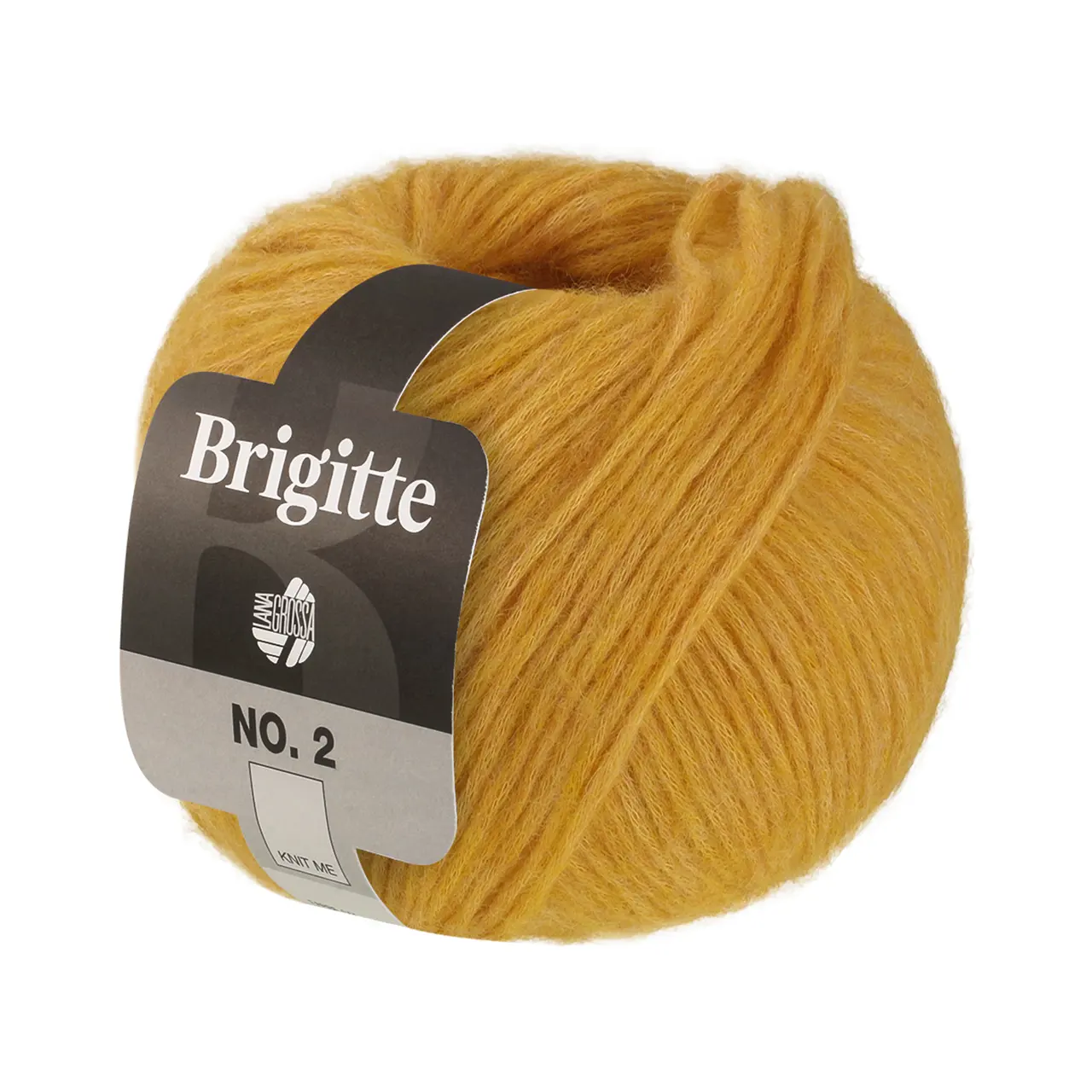 Brigitte No. 2 71 Dottergelb von Lana Grossa. Edle Netzgarnstruktur aus Alpaka und Baumwolle