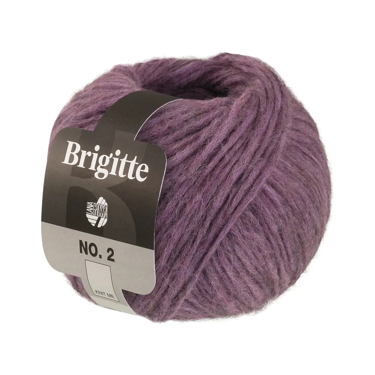 Brigitte No. 2 79 Mauve von Lana Grossa. Edle Netzgarnstruktur aus Alpaka und Baumwolle