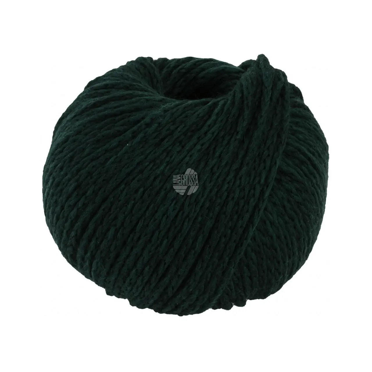 Cool Merino Big 238 Tannengrün von Lana Grossa. Voluminöses Kettengarn aus klassischer Merinowolle