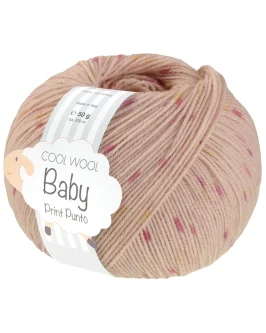 Cool Wool Baby Print <br/>370&nbsp;Rosabeige/<wbr>Pink/<wbr>Gelb