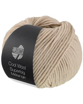 Cool Wool Superbig Mélange <br/>214&nbsp;Beige Meliert