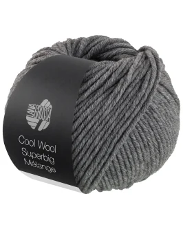 Cool Wool Superbig Mélange <br/>217&nbsp;Mittelgrau Meliert
