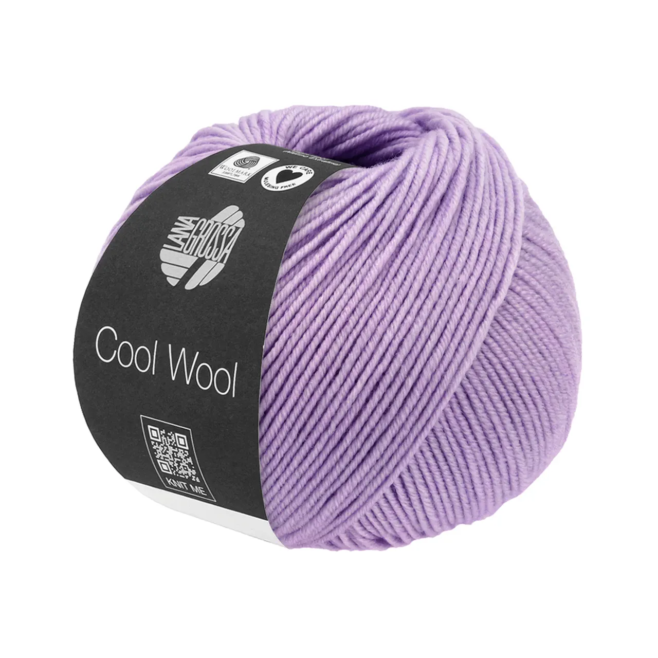 Cool Wool Uni 2110 Veilchenlila von Lana Grossa. Extrafeine Merinowolle waschmaschinenfest und filzfrei