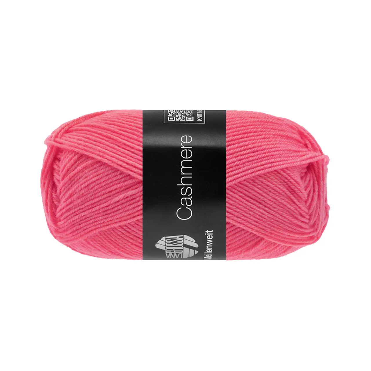 Meilenweit 50 Cashmere 69 Himbeer von Lana Grossa. Sockenklassiker waschmaschinenfest