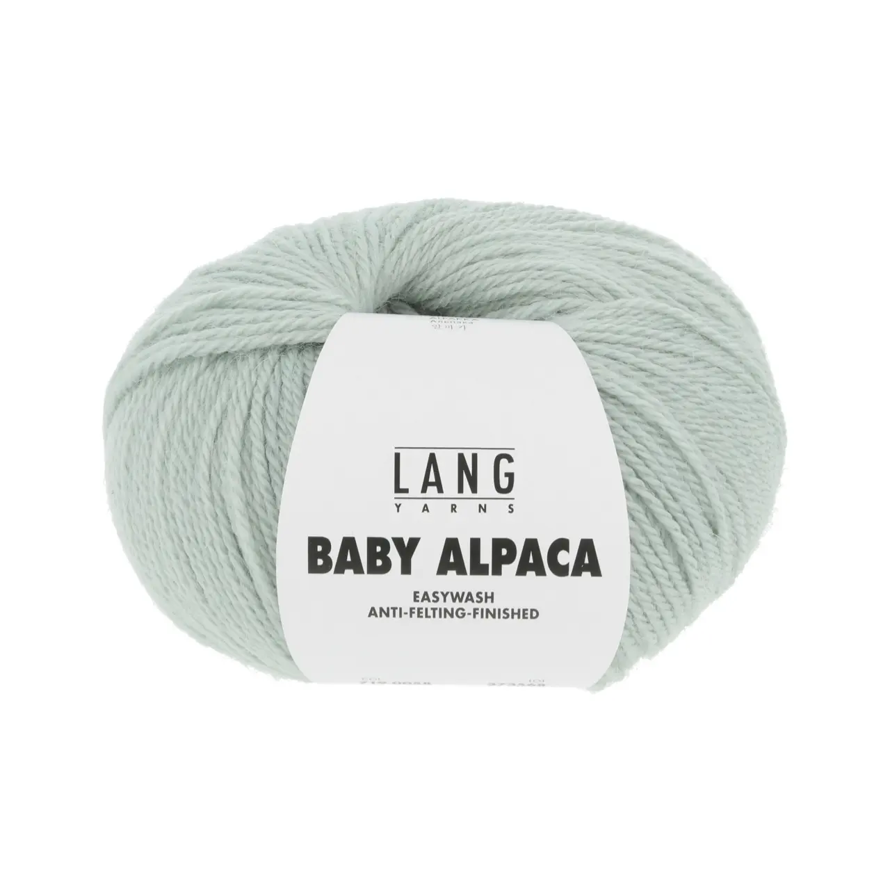 Baby Alpaca 58 Mint von Lang Yarns. Feinstes Baby Alpaca — eine Traumfaser in ungefärbten Naturmélangetönen und aktuellen Modefarben — der pure Luxus. Easywash ist eine enzymatische Behandlung der Alpakafasern welche komplett auf den Einsatz von umweltschädigenden Chemikalien verzichtet. Easywash ist Bluesign Reach und OEKO-TEX*zertifiziert. * Zertifikatsnummer