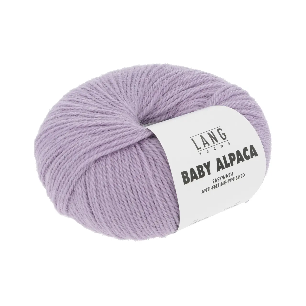 Baby Alpaca 146 Lila Hell von Lang Yarns. Feinstes Baby Alpaca — eine Traumfaser in ungefärbten Naturmélangetönen und aktuellen Modefarben — der pure Luxus. Easywash ist eine enzymatische Behandlung der Alpakafasern welche komplett auf den Einsatz von umweltschädigenden Chemikalien verzichtet. Easywash ist Bluesign Reach und OEKO-TEX*zertifiziert. * Zertifikatsnummer