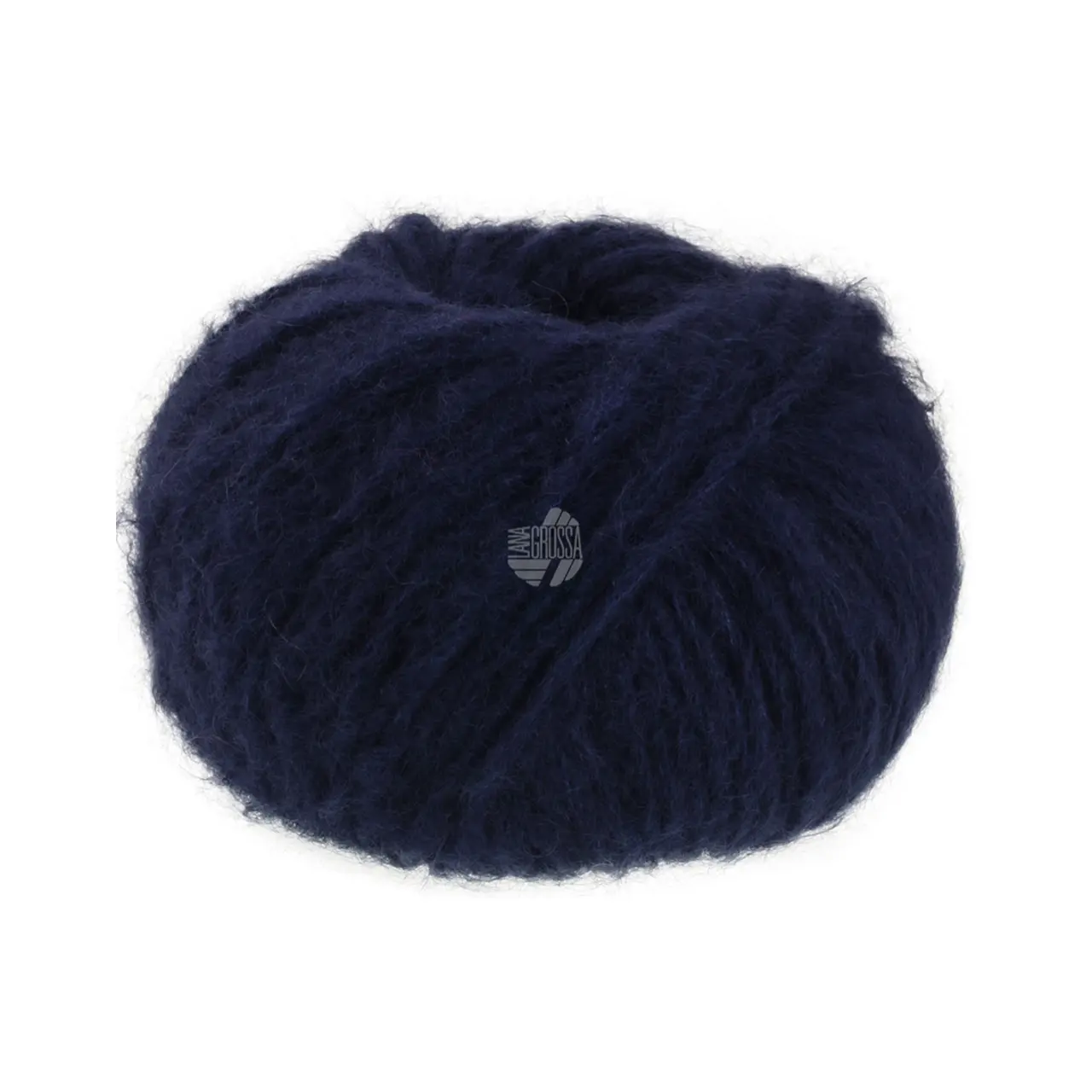 Mohair Di Gio 11 Dunkelblau von Lana Grossa. Locker verzwirntes Garn aus superfeinen Merinofasern und Superkid Mohair