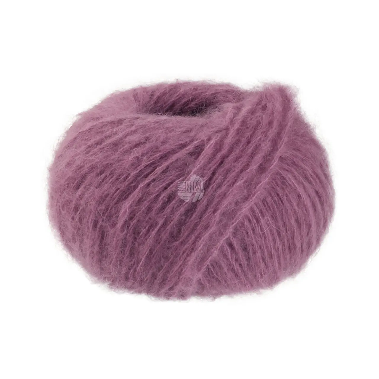 Mohair Di Gio 4 Mauve von Lana Grossa. Locker verzwirntes Garn aus superfeinen Merinofasern und Superkid Mohair