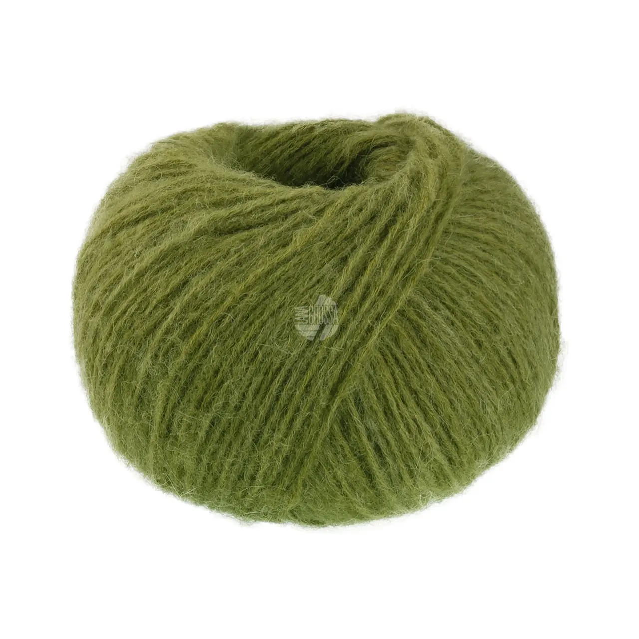 Nebbia 10 Apfelgrün von Lana Grossa. Zarte Netzgarnstruktur aus Merino gefüllt mit Baby- Alpakafasern