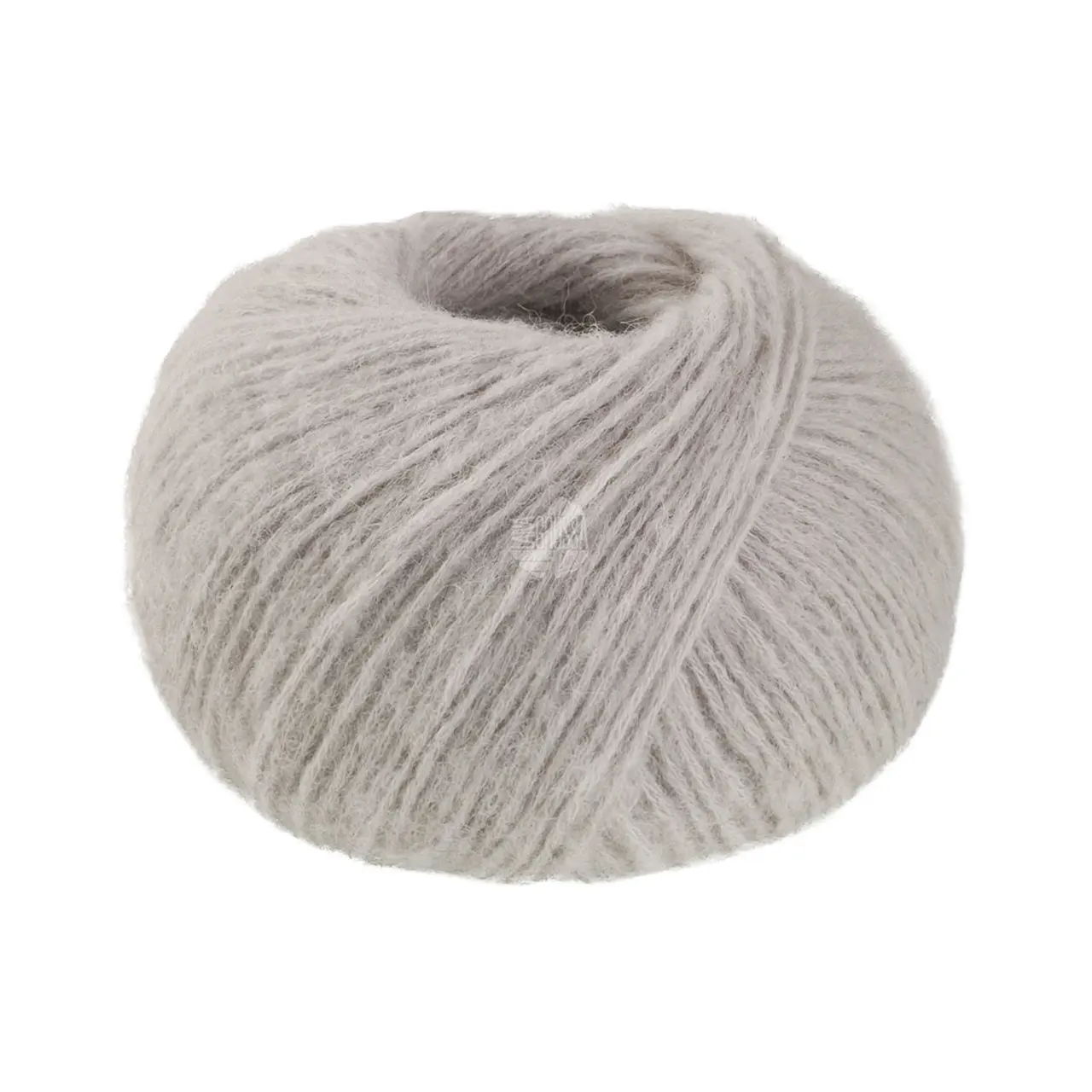 Nebbia 14 Grège von Lana Grossa. Zarte Netzgarnstruktur aus Merino gefüllt mit Baby- Alpakafasern