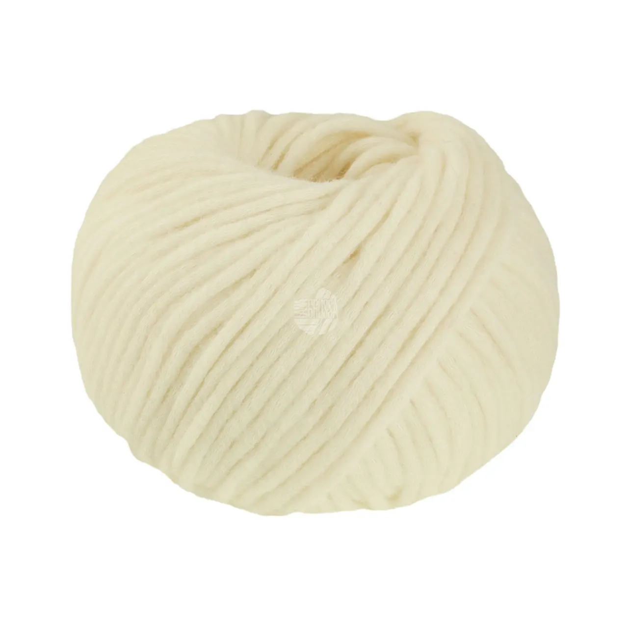 Winter Softness 1 Ecru von Lana Grossa. Zartes Baumwollschlauchgarn voluminös ágefüllt ámit flauschigen Merinofasern