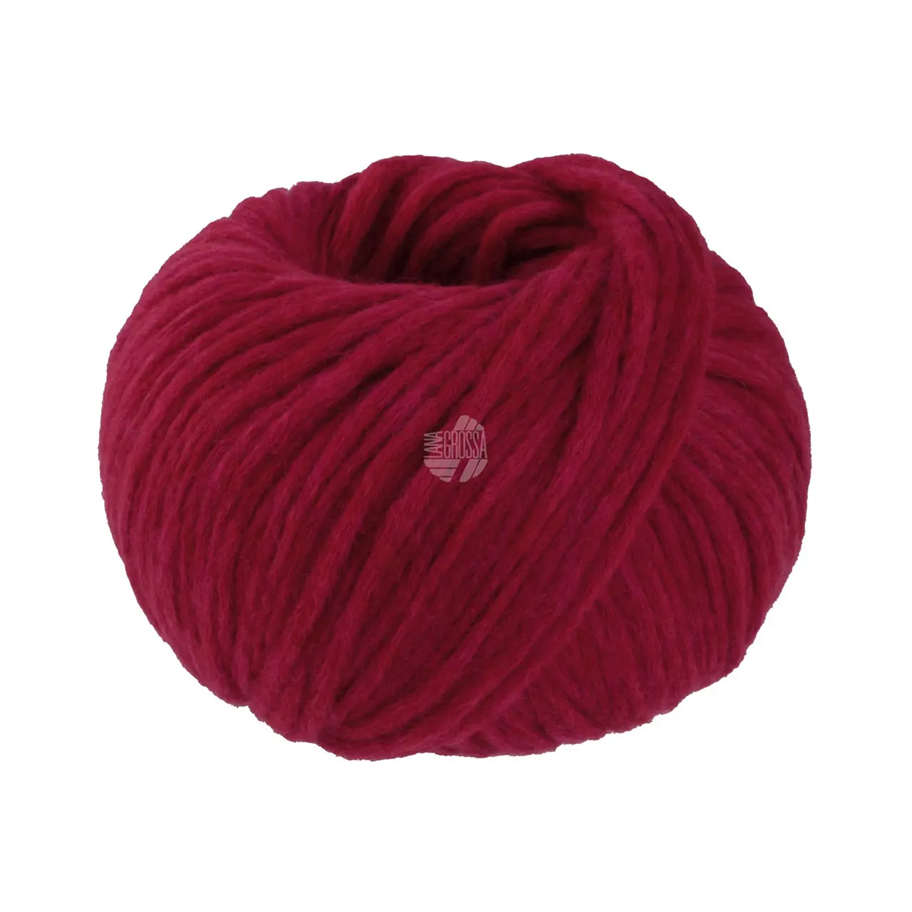 Winter Softness 10 Indischrot von Lana Grossa. Zartes Baumwollschlauchgarn voluminös ágefüllt ámit flauschigen Merinofasern