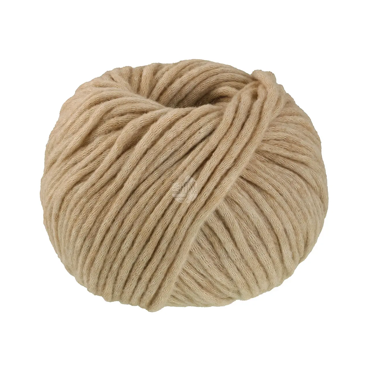 Winter Softness 18 Beige von Lana Grossa. Zartes Baumwollschlauchgarn voluminös ágefüllt ámit flauschigen Merinofasern