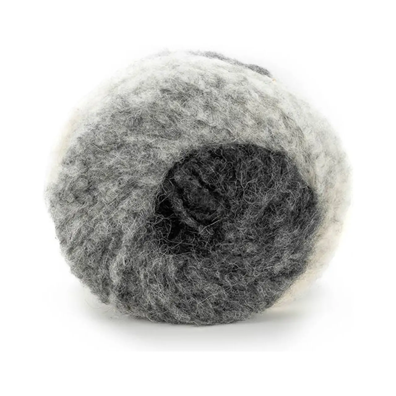 Piuma Alpaca Dégradé 1 Graphit-Hellgrau von Laines Du Nord. Mit sanften Farbverläufen und zartem Flausch verleiht Poema Alpaca jedem Projekt Wärme Leichtigkeit und einen Hauch von Luxus. Ideal für Schals Pullover & Accessoires.