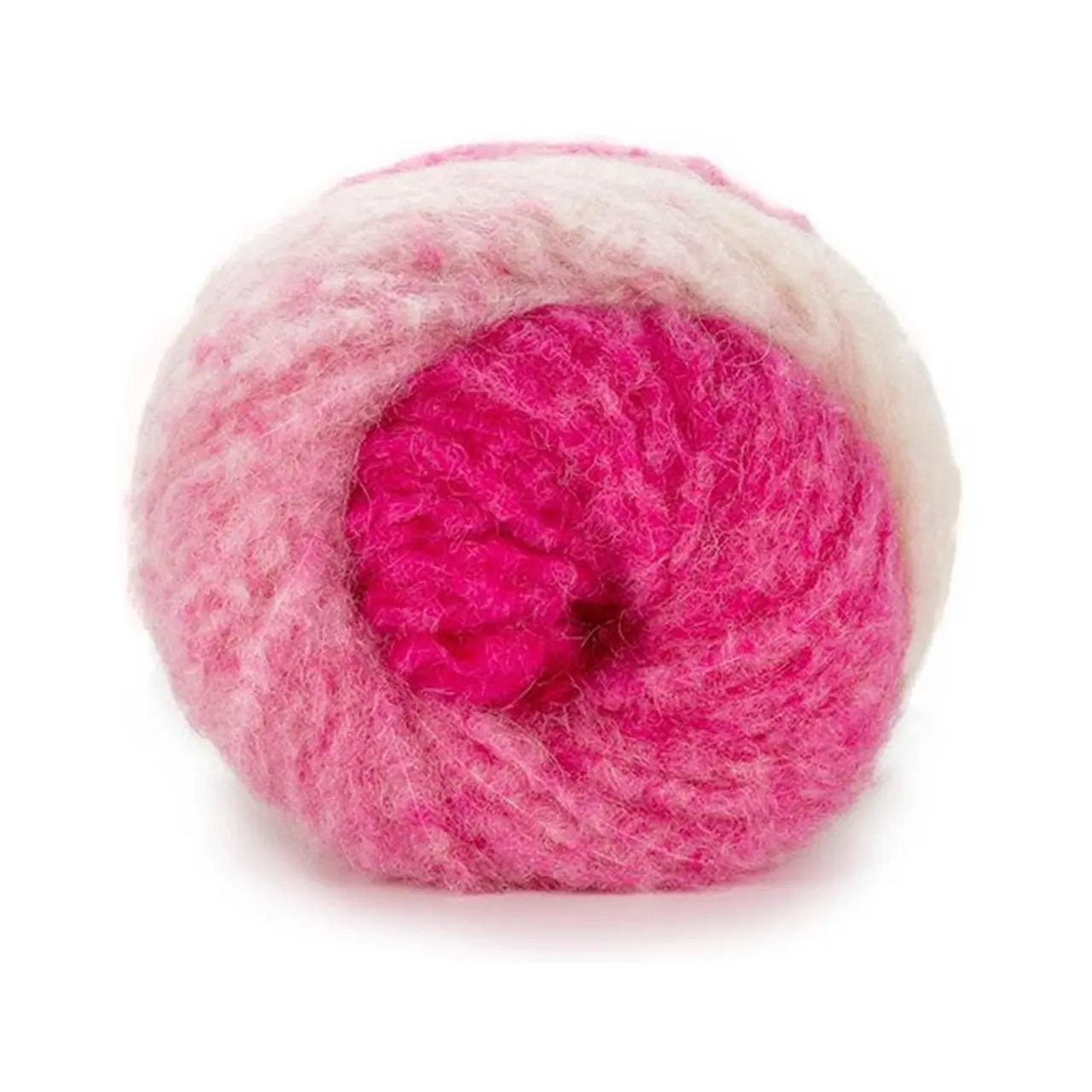 Piuma Alpaca Dégradé 5 Magenta-Rosé von Laines Du Nord. Mit sanften Farbverläufen und zartem Flausch verleiht Poema Alpaca jedem Projekt Wärme Leichtigkeit und einen Hauch von Luxus. Ideal für Schals Pullover & Accessoires.