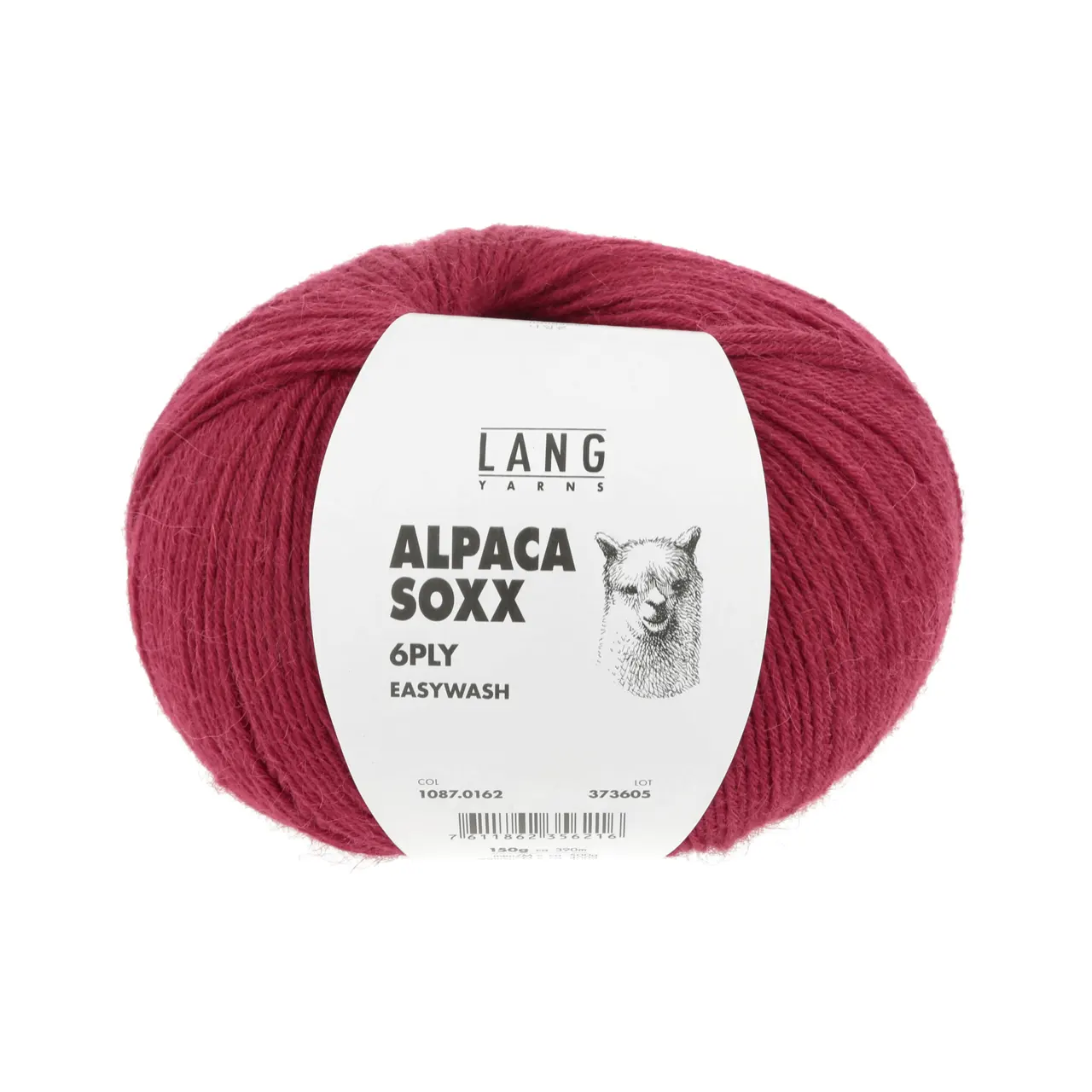 Alpaca Soxx 6-Fach 162 Geranie von Lang Yarns. Ein himmlisches Wollknäuel. Unser ALPACA SOXX 6-fach besteht aus 70% superfeinem Alpaka und 30% strapazierfähigem Nylon. Ausserdem ist der Produktionsprozess für dieses Garn sehr umweltfreundlich. Diese Qualität ist in der Waschmaschine im Wollwaschgang (Schonwaschgang)