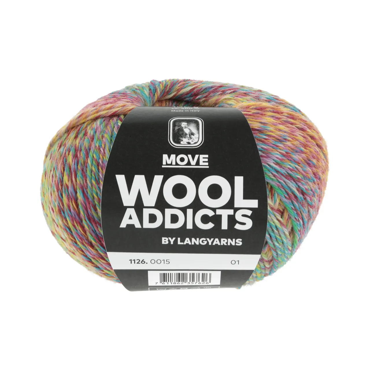 Move 15 Green/Blue/Pink/Bourdeaux von Lang Yarns. The world is at your feet. This yarn is designed to move. No more boring socks that soon fall apart. MOVE is extra strong breathable and provides enough warmth even for those with the very coldest toes.