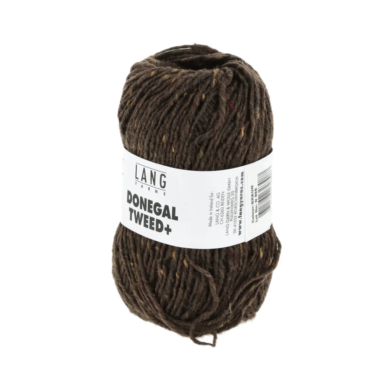 Donegal Tweed+ 68 Braun von Lang Yarns. Wir stellen vor