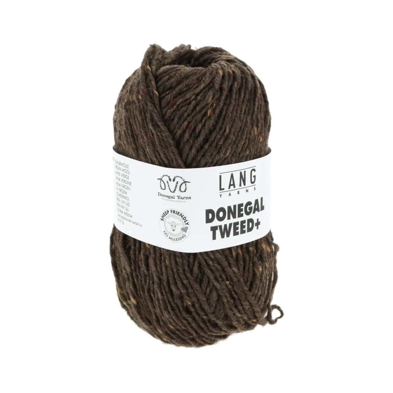 Donegal Tweed+ 68 Braun von Lang Yarns. Wir stellen vor