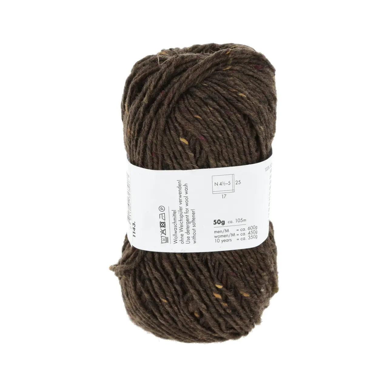 Donegal Tweed+ 68 Braun von Lang Yarns. Wir stellen vor