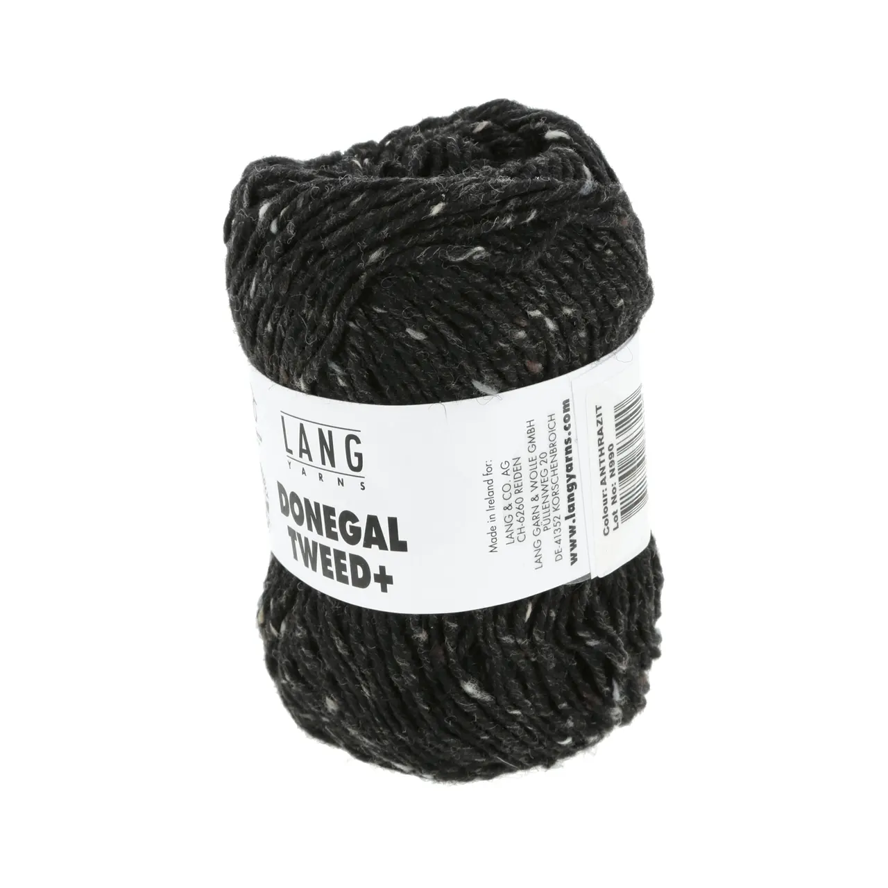 Donegal Tweed+ 70 Anthrazit von Lang Yarns. Wir stellen vor