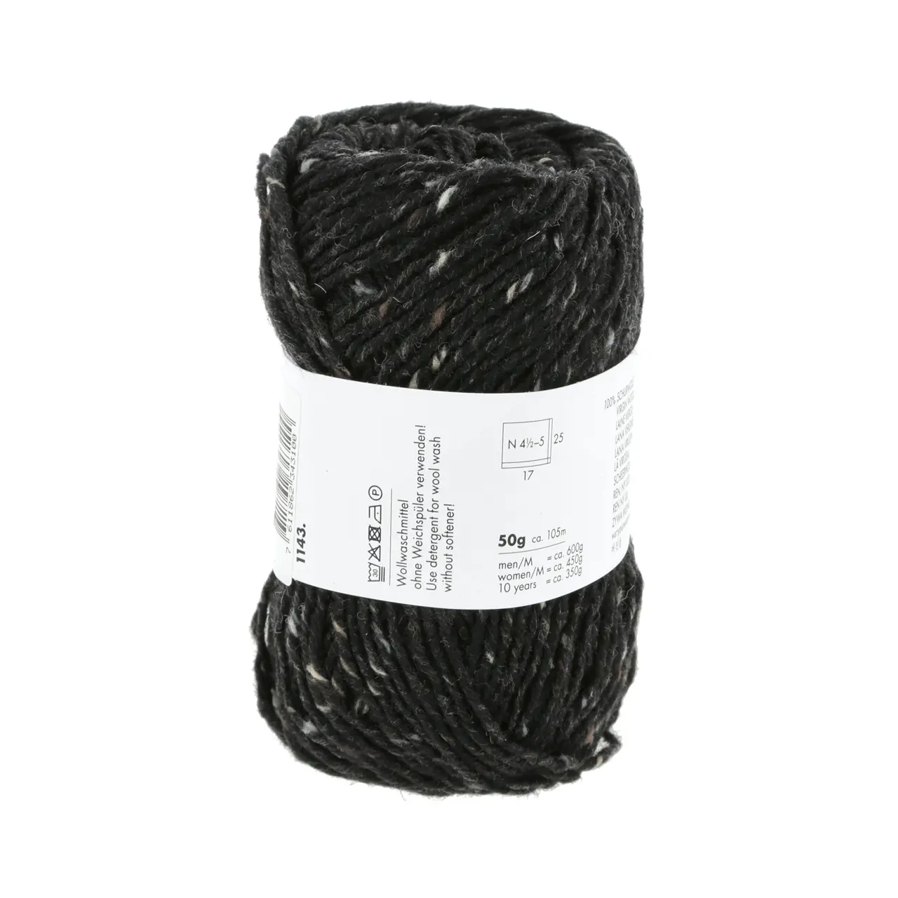 Donegal Tweed+ 70 Anthrazit von Lang Yarns. Wir stellen vor