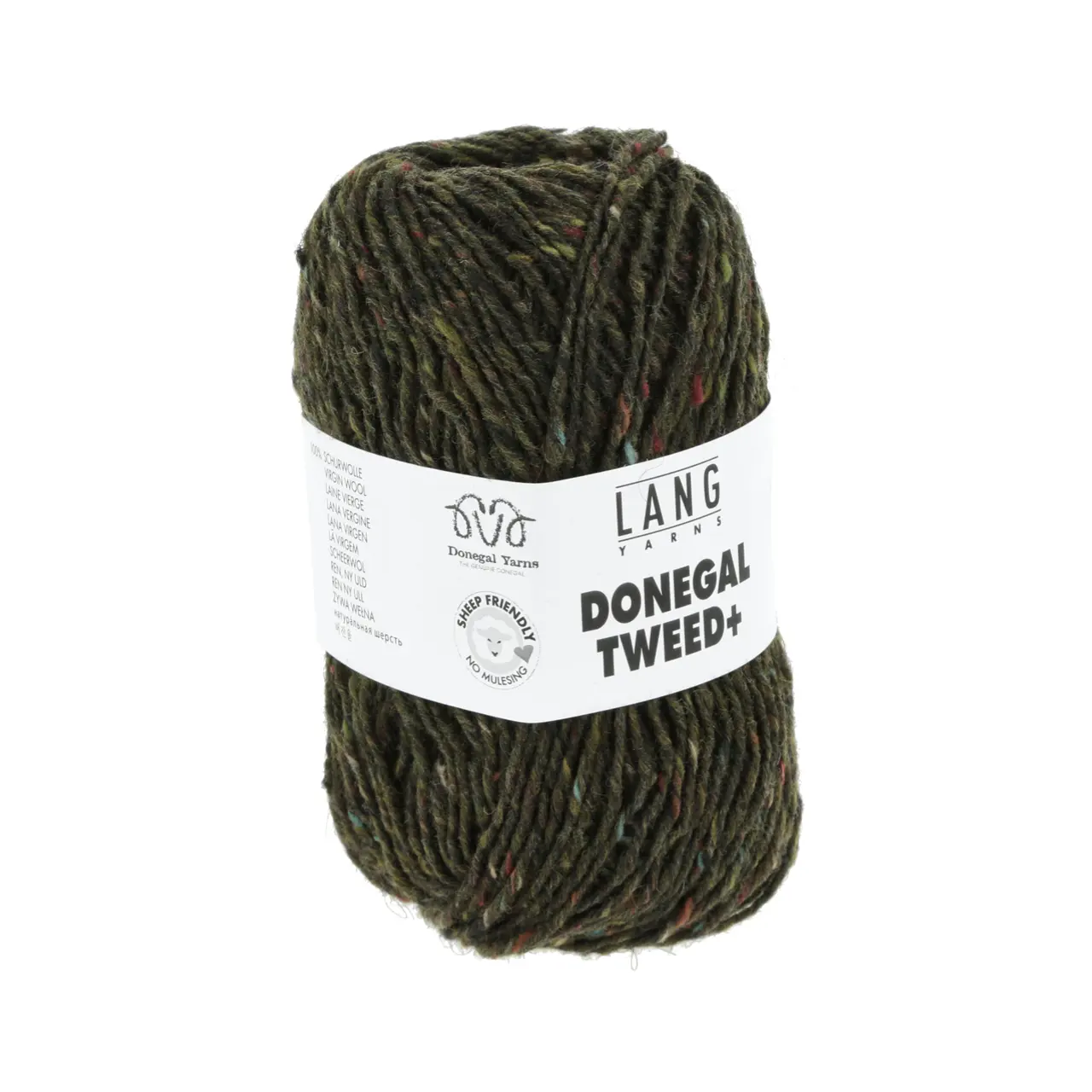 Donegal Tweed+ 98 Olive von Lang Yarns. Wir stellen vor