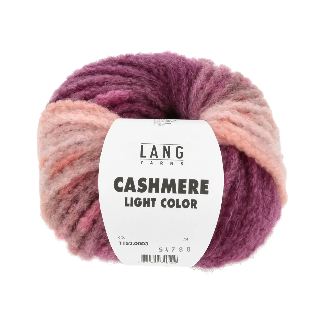 Cashmere Light Color 3 Orange/Rot/Lachs von Lang Yarns. Erlebe den Luxus von diesem unwiderstehlichen Garn für deine anspruchsvollsten Strickprojekte.