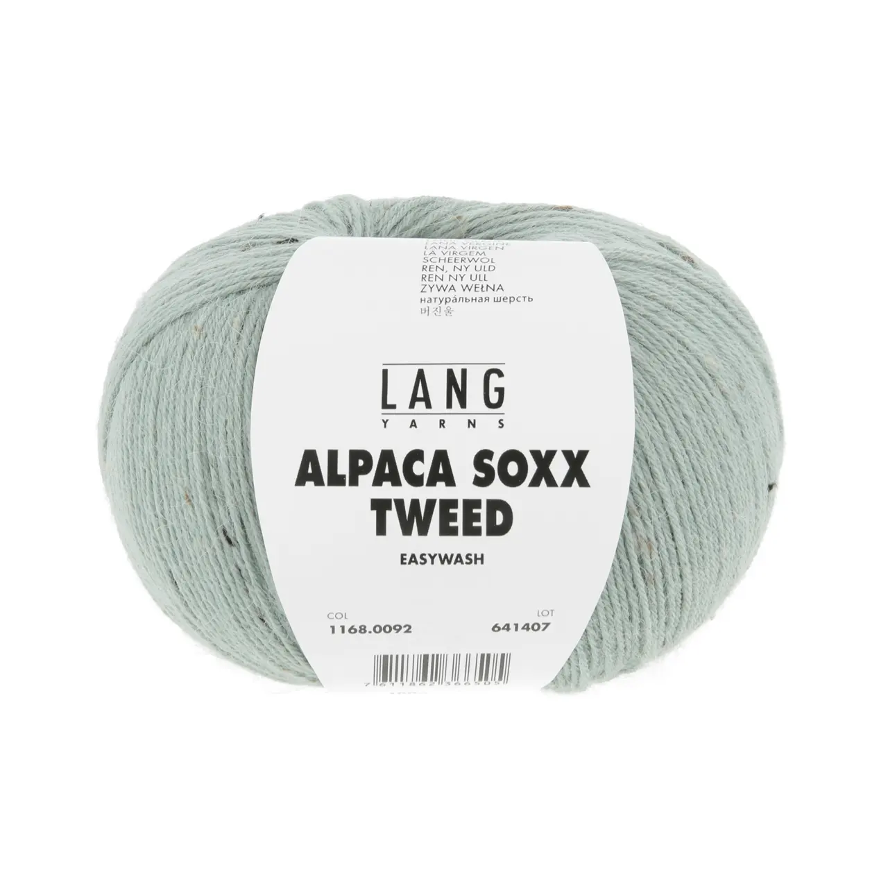 Alpaca Soxx Tweed 92 Salbei von Lang Yarns. Neu bieten wir Ihnen unsere Qualität ALPACA SOXX 4-fach auch mit Tweed Noppen an. Dank der Kombination aus Baby Alpaca Schurwolle und Polyamid eignet sich das Garn perfekt für kuschelige Socken und zahlreiche weitere Strickideen. ALPACA SOXX TWEED ist die ideale Wahl wenn Weichheit und Wärme im Mittelpunkt stehen.