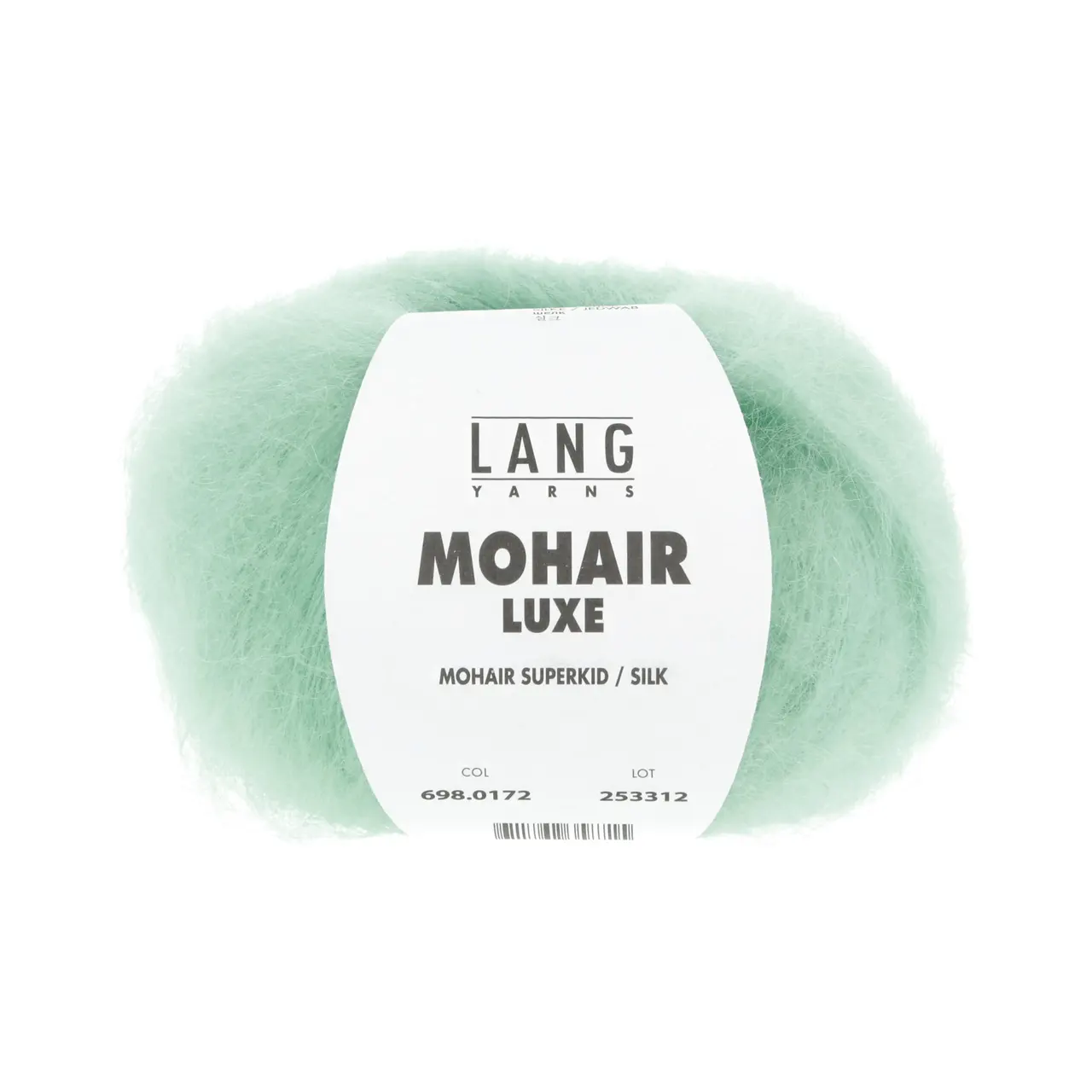 Mohair Luxe 172 Seeschaum von Lang Yarns. Superkid-Mohair gemischt mit Seide - ein federleichtes Garn für modische Accessoires und mehr.